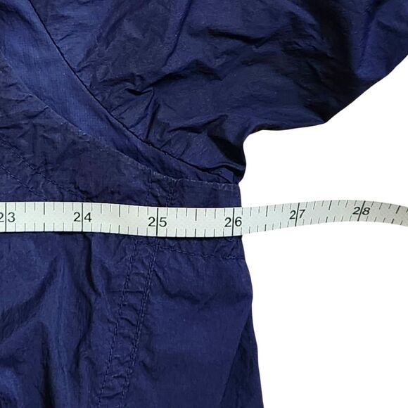 Nike Air Jordan Wings of Flight Windbreaker Navy Purple Hooded Zip Up Men's L - Picture 10 of 11